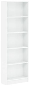 Biblioteca Smart Home, 5 rafturi, 60 x 180 x 20 cm