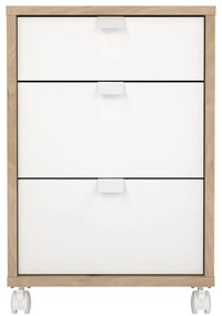 Dulap alb/cu aspect de lemn de stejar 41x61 cm Sign – Tvilum