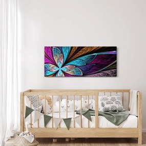 Tablou - Floare, abstracție (120x50 cm)