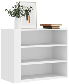 vidaXL Dulap de perete, alb, 75x35x60 cm, lemn prelucrat