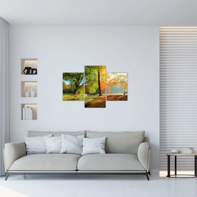 Tablou - Peisaj liniștit de toamnă (90x60 cm)