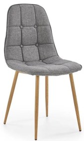 Scaun de masă VELSOR, 1 buc., gri