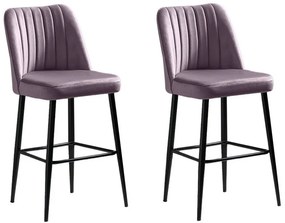 Set de scaune de bar Vento Lilac, 2 buc., 2 buc.