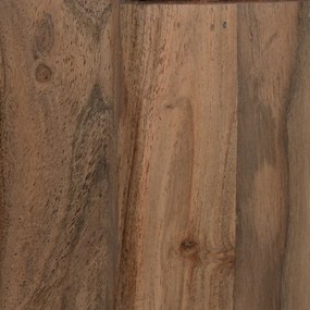 Vitrină în culoare naturală din lemn de acacia 180x80x40 cm Creel – Ixia