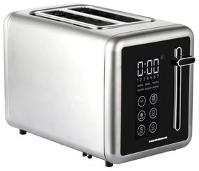 Heinner HTP-DD900BKSS - prăjitor de pâine digital, 900 W, 230 V, inox