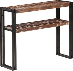 vidaXL Masă consolă, 90x30x75 cm, lemn masiv reciclat