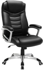 Scaun de birou directorial Design ergonomic Negru