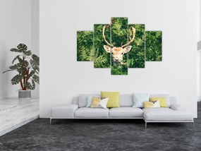 Tablou detaliu cu cap de căprioară (150x105 cm)