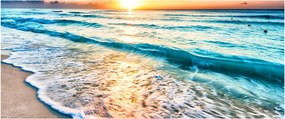 Tablou - Plaja de la mare (120x50 cm)