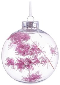 Glob de Crăciun cu detalii Unimasa, ø 8 cm, roz