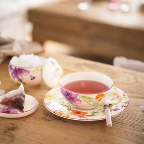 Ceașcă din porțelan pentru ceai Villeroy &amp; Boch Mariefleur Tea, 0,24 l, motive florale, multicolor