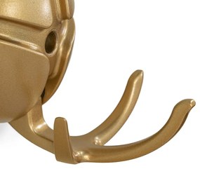 Cârlig auriu de montat pe perete din plastic Tick – Spinder Design