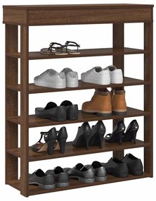 vidaXL Pantofar, stejar maro, 80x30x98 cm, lemn prelucrat