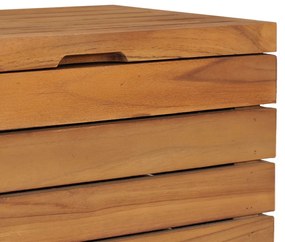 Cos de rufe, 40 x 40 x 70 cm, lemn masiv de tec 1, 40 x 40 x 70 cm