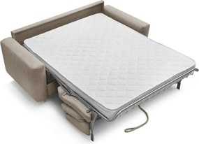 Canapea taupe pentru dormitul zilnic/extensibilă 200 cm Cocoone – Bobochic Paris