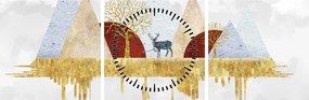 Tablou - Decor (cu ceas) (90x30 cm)