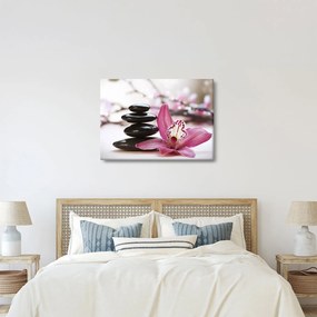 Tablou cupietre pentru masaj și orhidee (70x50 cm)