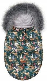 ShopJK SAC DE IARNĂ PENTRU CĂRUCIOR - FLOWER GARDEN - 016540