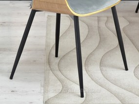 Scaun Rolf K (stejar gri + negru). 1111253