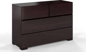 Comodă lemn masiv TerraCraft Pin 2+2 Sertare, 120 × 45 × 81 cm - Natural