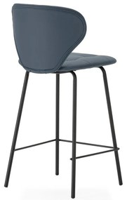 Scaune de bar gri-închis 2 buc. (înălțime șezut 67 cm) Maura – Marckeric