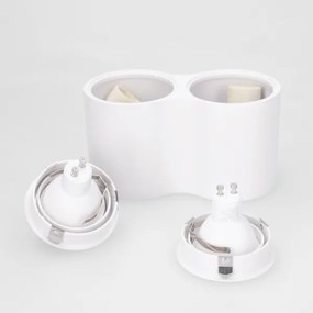 Brilagi - Lampă spot MIA DOUBLE 2xGU10/30W/230V albă