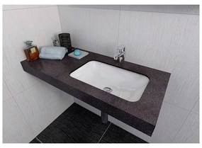 Chiuvetă albă din compozit mineral 55x36 cm Japura – Sapho