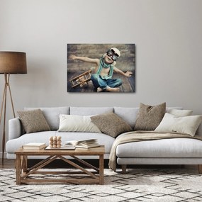 Tablou - Tânăr aviator (70x50 cm)