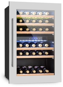 Vinsider 35D, frigider de vin încorporat, 128 litri, 41 de sticle de vin, 2 zone