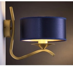 Jupiter 2115 - Aplică de perete KASZMIR 1xE27/15W/230V albastru/auriu