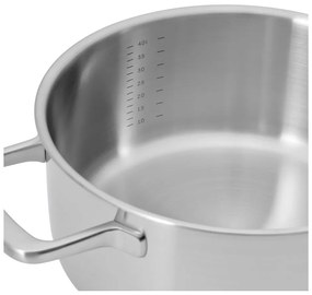 Cratiță cu capac din oțel inoxidabil 4 l adecvată pentru plita cu inducție Lucca 3.0 – FABINI