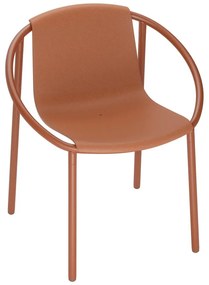 Scaun de dining cărămiziu Ringo – Umbra