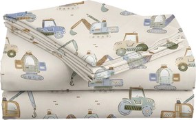 Cearsaf din bumbac DIGGERO colorat 140x240 cm
