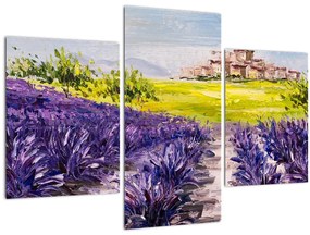 Tablou - Provence, Franța, pictură în ulei (90x60 cm)