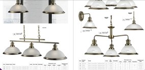 Lustra suspendata design clasic Bistro alama antique 1593-3AB SRT