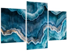 Tablou - Detaliu de acvamarin (90x60 cm)