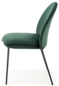 Scaun K443 Velvet Verde – l50 x A58 x H84 cm
