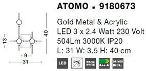Aplica LED deosebita design modern ATOMO
