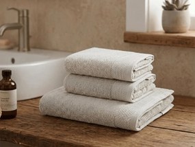 Prosop CLYR 50x100 cm crem, 100% bumbac