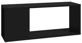 809108 vidaXL Comodă TV, negru, 80x24x32 cm, PAL