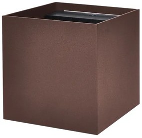 Brilagi - Aplică de exterior CUBE LED/6W/230V maro IP54