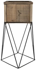 Suport flori Wood 28/28/50 cm