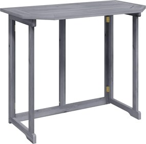 vidaXL Masă de balcon pliabilă, 90x50x74 cm, lemn masiv de acacia