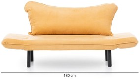 Canapea extensibila cu 2 Locuri Lisbon, 150 x 80 x 65 cm