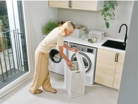 Coș de rufe crem din plastic reciclat 60 l Kaya – Curver