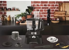Tefal Robot de bucătărie DOUBLE FORCE 1000W/230V negru