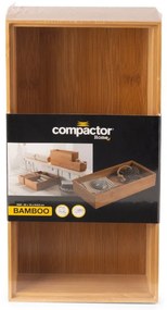 Organizator din bambus Compactor, 22,5 x 15 x 6,35 cm