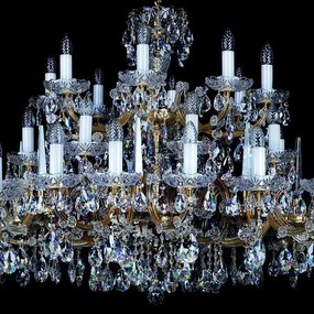 Candelabru Cristal Bohemia Exclusive 40 brate, diam.152cm MARIA TEREZIA 32 CE