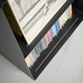 Etajeră pe roți neagră din metal 40x73x38 cm Tower – YAMAZAKI