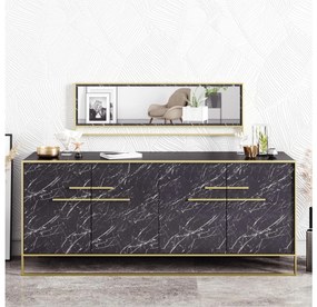 Dulap Pollie (Auriu + Negru). 1088423